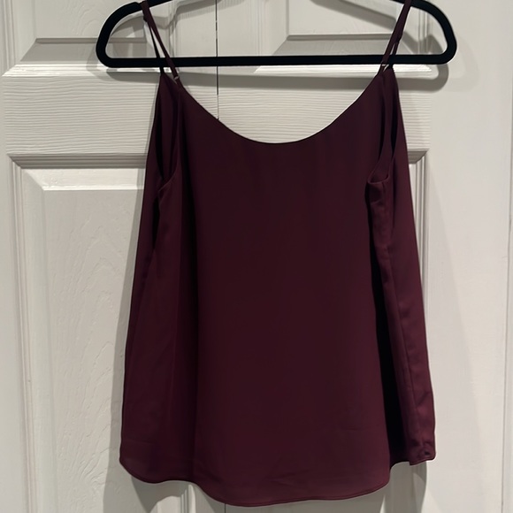 ❤️SOLD❤️Baboon Plum Spaghetti Strap Top - Picture 4 of 8